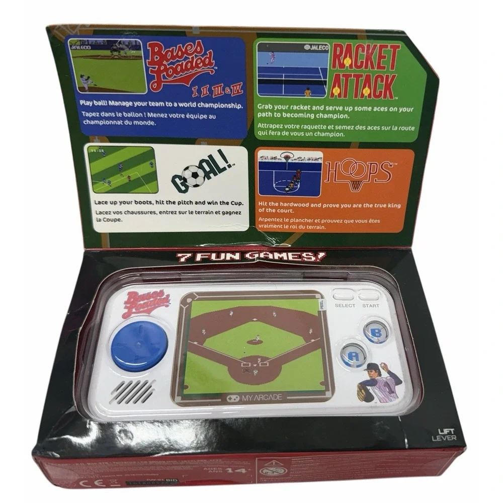 My Arcade DGUNL-3278 Bases Loaded Pocket Player Portable Handheld Game System‎